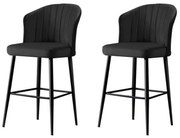 Rubi Black bárszék szett, 2 db, 2 db