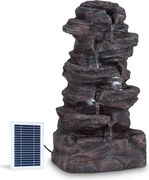 Blumfeldt Stonehenge XL, napelemes szökőkút, LED világítás, polyresin, lítium-ion akkumulátor