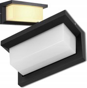 Kültéri fali lámpa Led kerti homlokzati lámpa 1X E27 fekete IP54