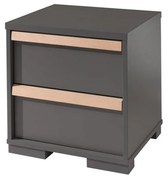 Sötétszürke gyerek éjjeliszekrény London – Vipack