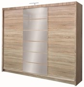 Ruhásszekrény Kylifornia (szonoma tölgy + tükör). 1054082