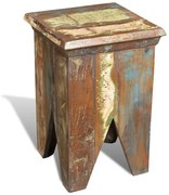 tömör újrahasznosított fa ülőke