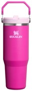 Rózsaszín rozsdamentes acél termosz 890 ml The IceFlow™ Flip Straw 2.0 Cherry Blossom – Stanley