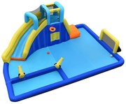 Focipályás felfújható vizi kalandpark