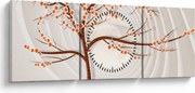 Kép - Fa a végtelenben (órával) (90x30 cm)