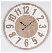 Falióra 1xAA átm. 60 cm bézs/fehér