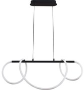 LED Csillár zsinóron EMMA LED/38W/230V fekete