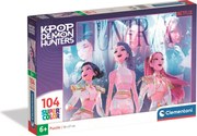 K-pop Démonvadászok Shining Stars 104 db-os Super puzzle Clementoni