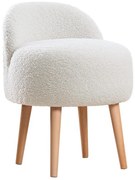 Gyerekfotel MIKI, átmérő 46 cm, fehér