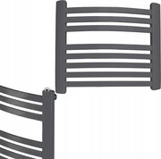 Fürdőszobai Fali Radiátor Antracit Létra GR2 500 x 570 8 Bordás 364W