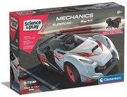 Versenyautó Mechanics építőjáték Clementoni