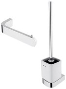 NIMCO NK készlet-94KN-26 - Falra szerelhető WC kefe és wc papír tartó NIKAU króm