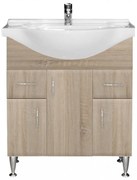 Bianca Plus 75 alsó szekrény mosdóval