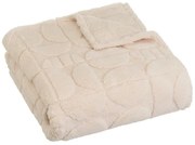 Bézs mikroplüss takaró 130x160 cm Mid Century – Casa Selección