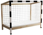Gyerekágy  90 cm Facilmente (természetes + fehér + fekete) (ágyráccsal). 1116345