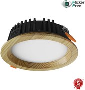 APLED - LED Lámpa RONDO WOODLINE LED/6W/230V 4000K átm. 15 cm fenyő tömör fa