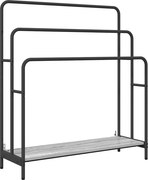 vidaXL Ruhaszárító polcokkal Szürke Sonoma 90 x 30 x 100,5 cm Faanyag