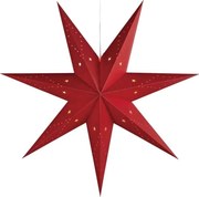 Piros függő karácsonyi fénydekoráció Saturnus – Markslöjd