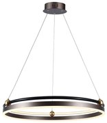 LED Csillár zsinóron LED/30W/230V 3000K átm. 62 cm barna