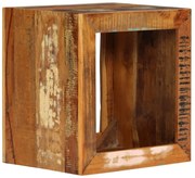 tömör újrahasznosított fa zsámoly 40 x 30 x 40 cm