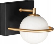 Fali Lámpa Ipari Fekete-arany Black Gold