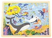 Fa puzzle Viga Tengeri élet