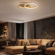Rabalux 71472 - RIVONA LED fényerőszabályozható mennyezeti lámpa LED/22W/230V 3000–6500K 53,5×35 cm + távirányító