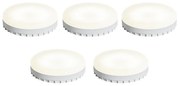 5 darabos GX53 3 fokozatú Dim to Warm LED izzó 7W 750 lm 2700K-4000K