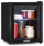 Klarstein Brooklyn 32, mini hűtőszekrény, üvegajtóval, LED világítás, polcok