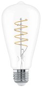 Eglo 110318 Spiral E27-LED-ST64 fényforrás, 7,3W=60W, 2700K, 806 lm