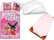 Bing gyerek, ovis ágyneműhuzat, derékalj és paplan/párna szett 100x135 cm 40x60 cm (Sula)