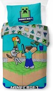 Minecraft The Fight Is On ágyneműhuzat 140×200cm, 70×90 cm