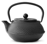 Jang fekete öntöttvas teáskanna szűrővel, 800 ml - Bredemeijer