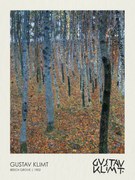 Reprodukció Beech Grove (1902), Gustav Klimt