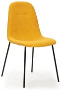 Sárga étkezőszék szett 4 db-os Renne – Marckeric