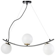 ONLI - Csillár zsinóron TRIO 3xE14/6W/230V fekete