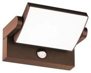 Ideal Lux -LED Kültéri fali lámpa érzékelővel SWIPE LED/21W/230V CRI 90 IP54 barna