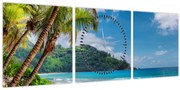 Kép - Karibi (órával) (90x30 cm)