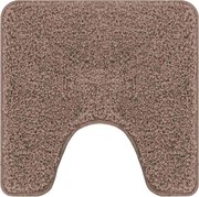 vidaXL Csúszásgátló Fürdőszőnyeg WC Nyírással Barna 50 x 50 cm PP