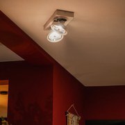 Modern fehér forgatható és dönthető reflektor - Ga 2