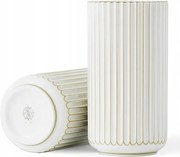 Lyngby Virágváza 20 cm Fehér Arany