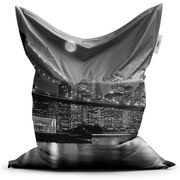 Classic babzsák éjszakai New York 2 - gyerek, szürke