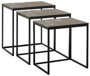 SZETT 3x fekete konferenciasztal