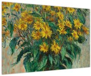 Kép - Claude Monet, Jerusalem Artichoke Flowers, reprodukciók (90x60 cm)