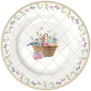 Spring Bloom húsvéti porcelán desszertes tányér