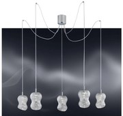 Argon 2073 - LED Csillár zsinóron GARDA 5xLED/5W/230V