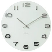 Vintage falióra kör alakú fehér