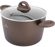 Valdinox Aurum lábas tapadásmentes felülettel és fedővel, 24 cm, 6 l