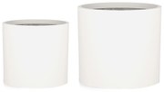 Blumfeldt Gendt, virágcserép, felső virágcserép, 2 db-os készlet, L / XL méretek, fiberstone, beltér / kültér