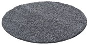 Sötétszürke kerek szőnyeg ø 160 cm Life – Ayyildiz Carpets